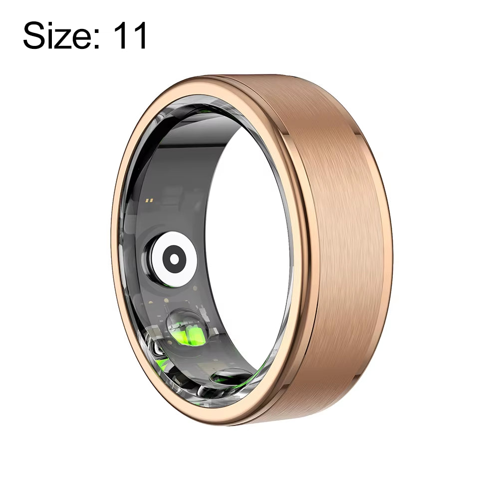 Smart Ring 5ATM Waterproof Multi-Sport Mode Health Monitoring Pedometer Activity Fitness Tracker Smart Ring Charging Box