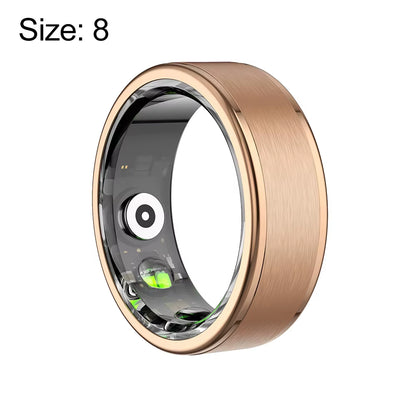 Smart Ring 5ATM Waterproof Multi-Sport Mode Health Monitoring Pedometer Activity Fitness Tracker Smart Ring Charging Box